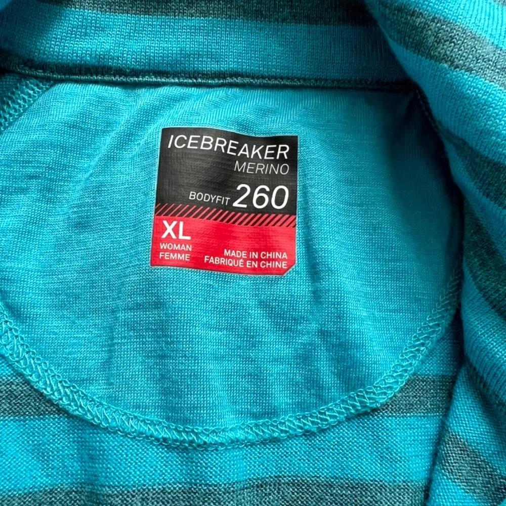 *sold* Icebreaker 260 Merino Wool women’s 1/4 zip LS shirt - Picture 2 of 5